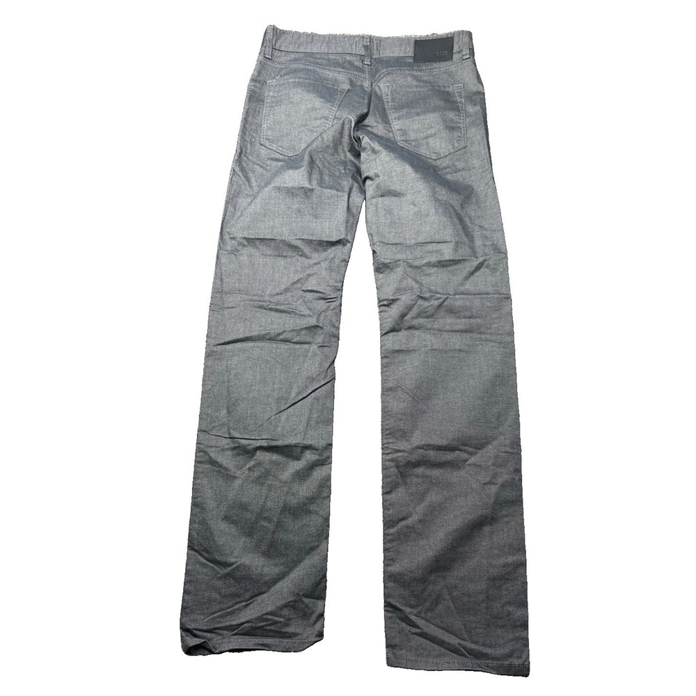 Hugo Boss Maine Mens Pants 31x34 Grey Stretch Regular Fit Dress Trousers